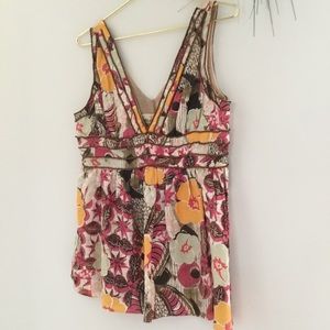 🤎🧡💛Pamela Brown Women's Floral Top